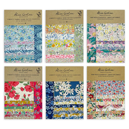 Liberty Tana Lawn 9 Patch Cushion Kit - Mixed Colours