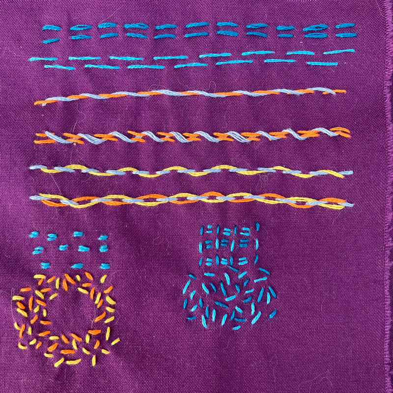 Scrappy Stitch Journal Embroidery Class w/Mary Lee
