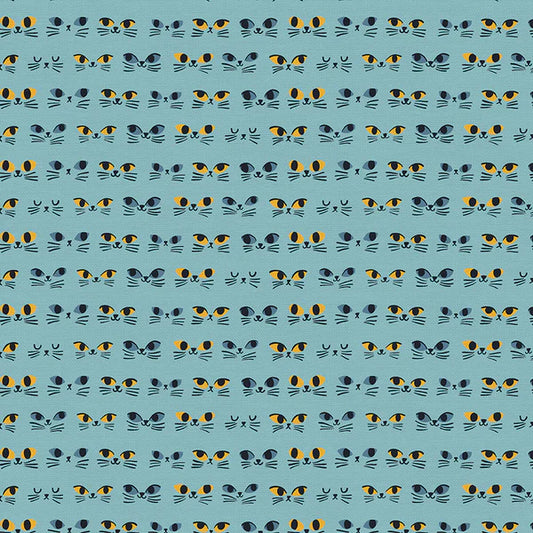 Cat's Meow: Eyes in Teal