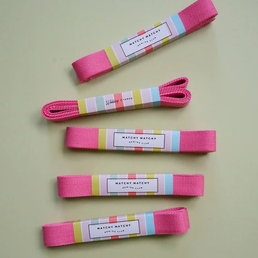 1 1/4" Webbing - Matchy Matchy Sewing Club, Multiple Colors