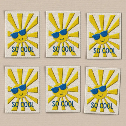 So Cool: Large Woven Garment Labels