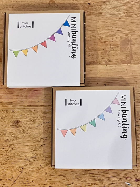 Mini Bunting - Sewing Kit