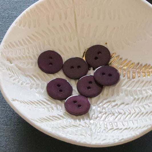 Flat Mother-of-Pearl Buttons - Multiple Colors