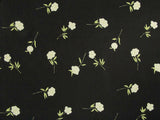 Fleur Floral Viscose Lawn in Black