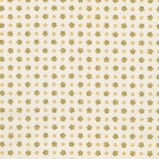 Fabric Market: Floral Dots in Natural