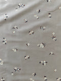 Cotton Lawn: Microfloral in Grey