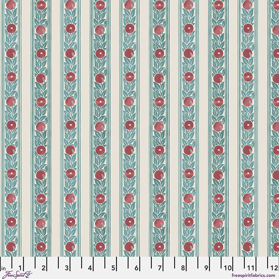 Lodden by Morris & Co: Fruit Stripe in Plum