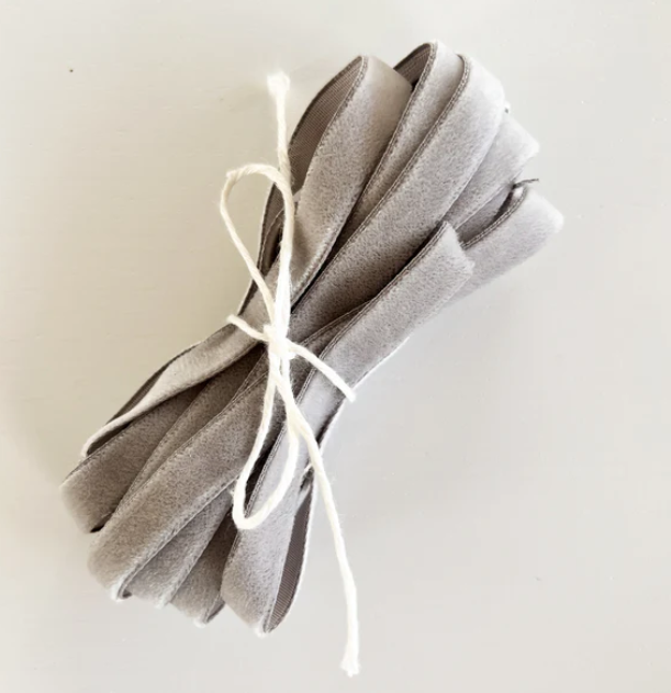 Flax & Twine 3/8" wide Velvet Ribbon