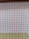 Cotton Dobby Gingham in Pink