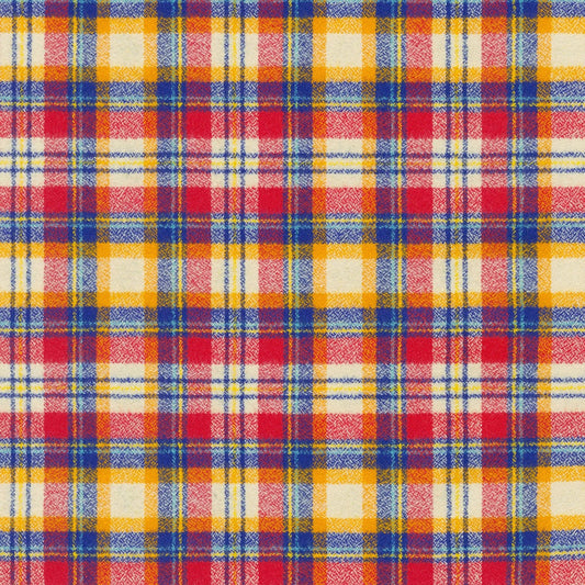 Mammoth Junior Bright Check Flannel: Goldfish