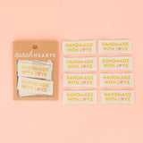 Sarah Hearts Labels: Gold Handmade with Love