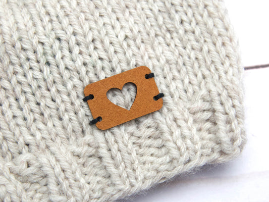 Fox & Pine Heart Horizontal Tags