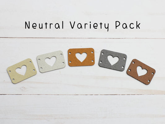 Fox & Pine Heart Horizontal Tags