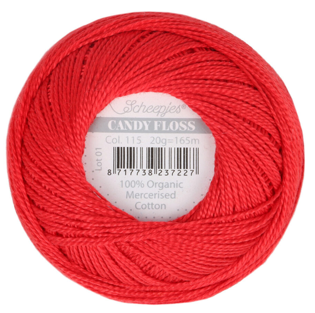 Candy Floss: Organic Mercerized Cotton (Multiple Colors)