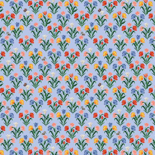 Curio: Tulips in Light Blue