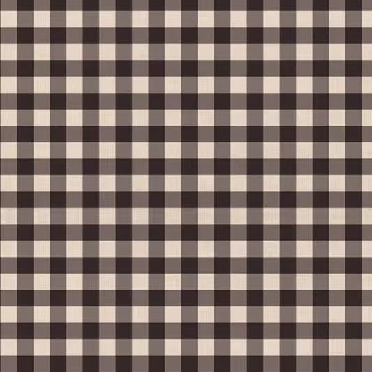 Picnic Wovens: Gingham in Licorice