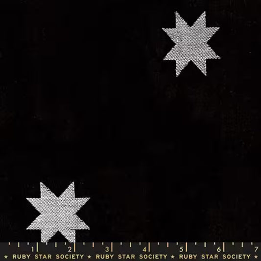 Warp and Weft Mystic Fable: Quilt Star in Black