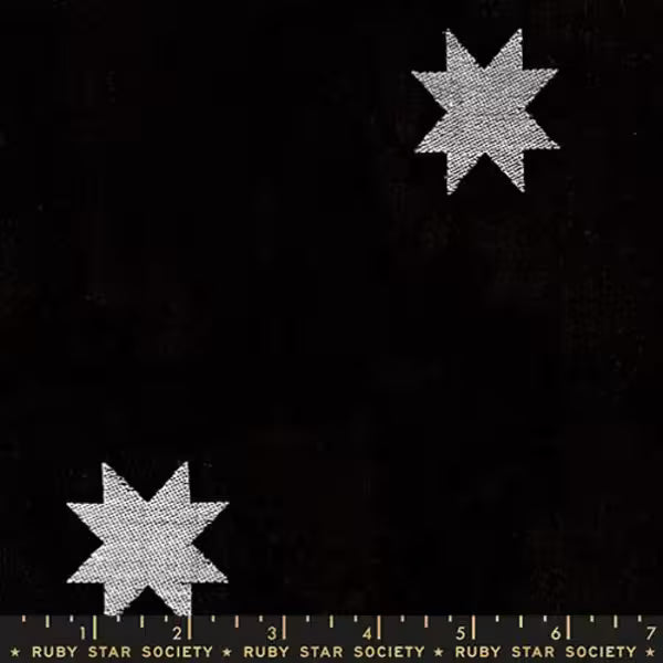 Warp and Weft Mystic Fable: Quilt Star in Black