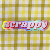 Scrappy Holographic Sticker