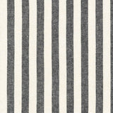 Essex Yarn Dyed Classic Wovens: Black Thick Stripe