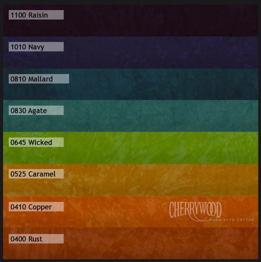 Cherrywood Fabrics 8-Step FQ Bundles