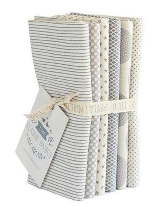 Basic Classics Fat Quarter Bundle - Grey