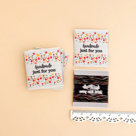 Handmade Just for You Woven Labels
