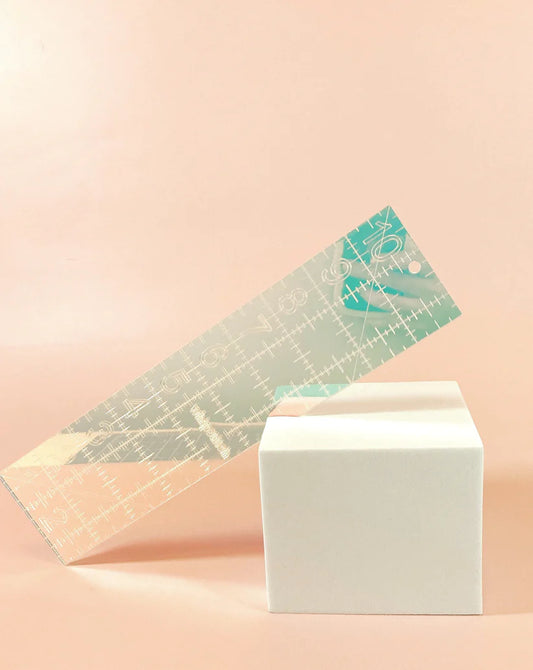 2.5" x 10" Iridescent Ruler