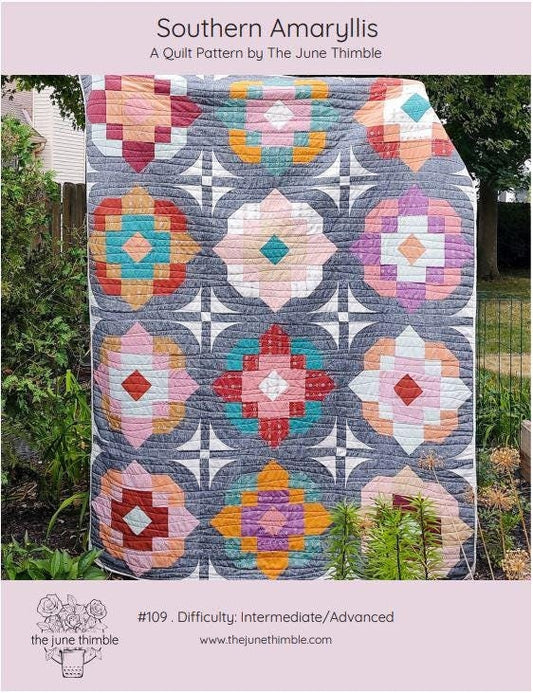 Southern Amaryllis Quilt Pattern