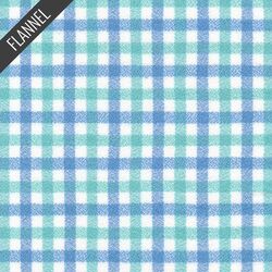 Junior Mammoth Flannel: Sea Glass