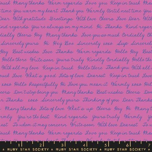 Salutations: Hello Goodbye in Heliotrope