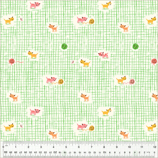 Studio Edit: Kitten Plaid in Green