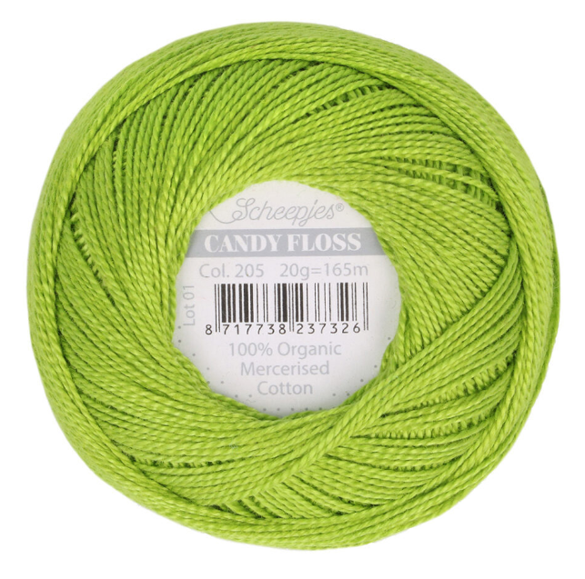 Candy Floss: Organic Mercerized Cotton (Multiple Colors)