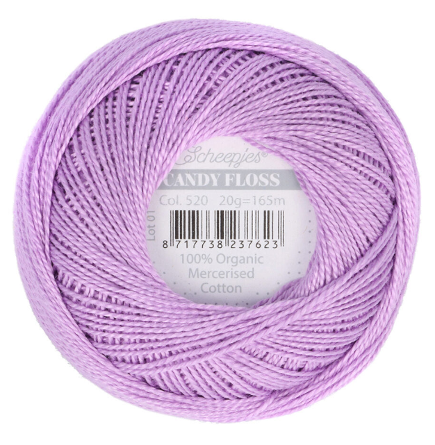 Candy Floss: Organic Mercerized Cotton (Multiple Colors)