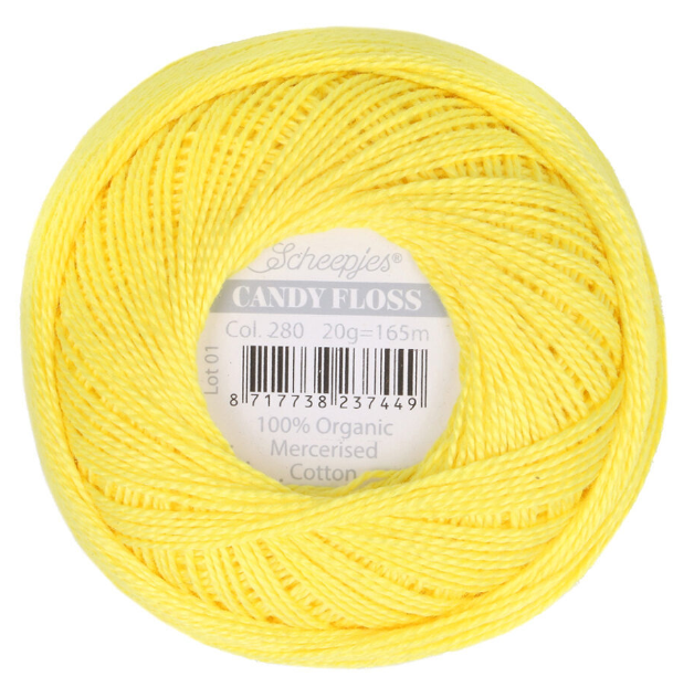 Candy Floss: Organic Mercerized Cotton (Multiple Colors)