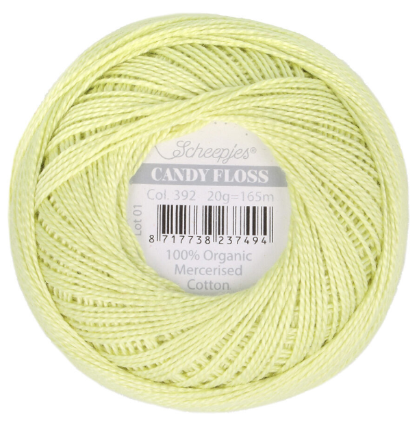 Candy Floss: Organic Mercerized Cotton (Multiple Colors)