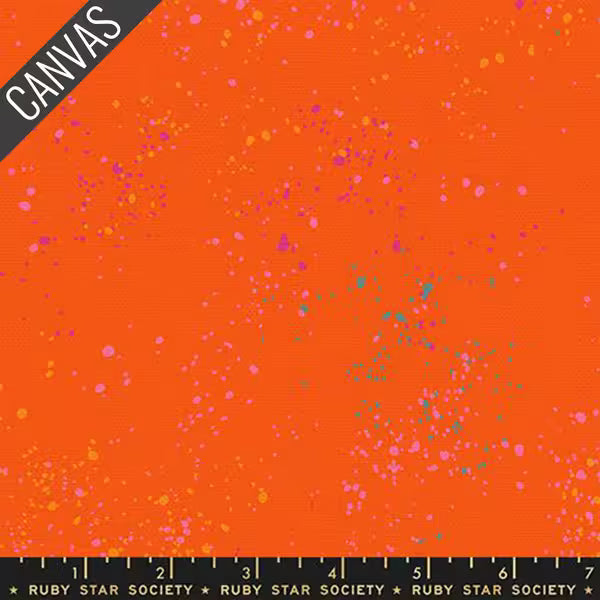 Speckled Canvas: Goldfish