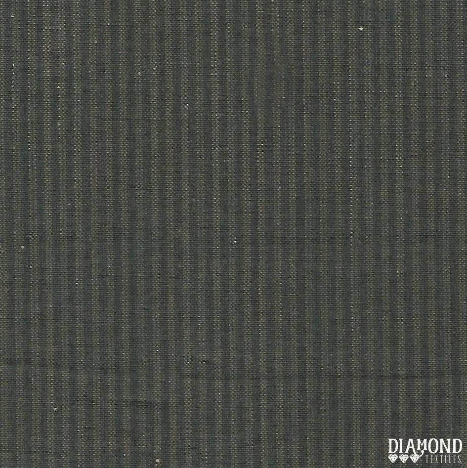 Diamond Textiles: Nikko Earth in Grey Stripes