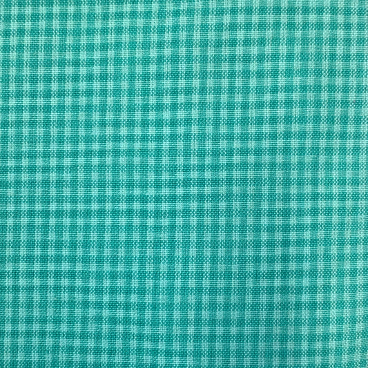 Diamond Textiles: Northern Lights Check in Aquamarine