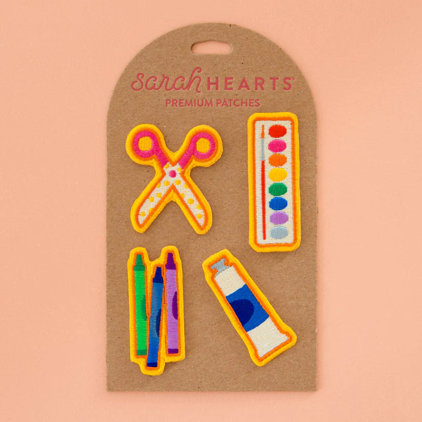 Art Supply Embroidered Patches