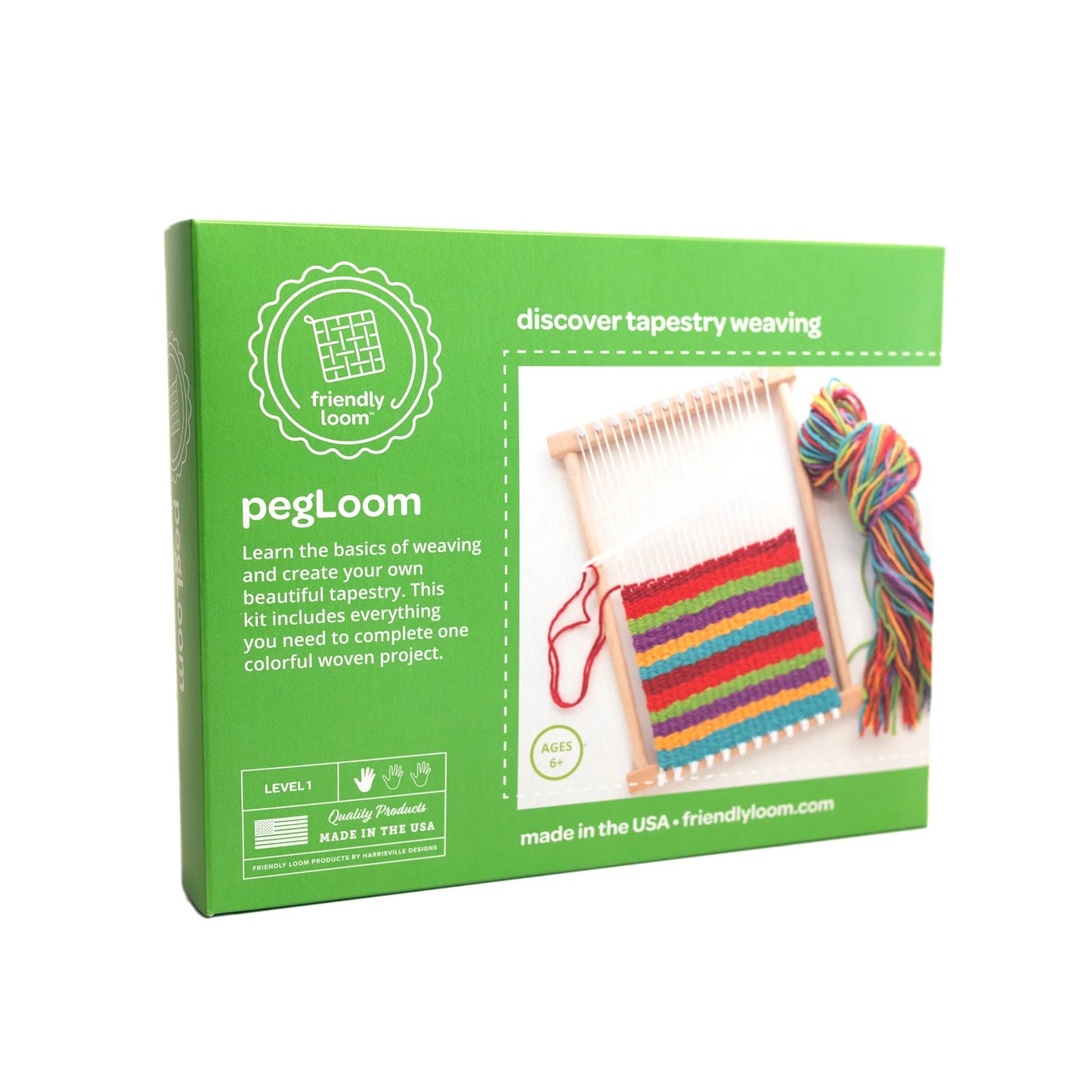 Friendly Loom: Peg Loom