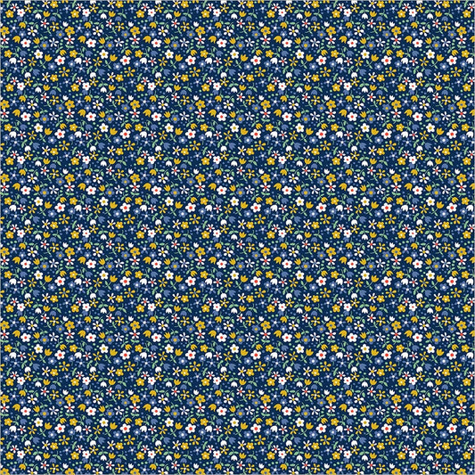 Pocket Posies: Petite Jardin in Navy