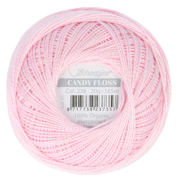 Candy Floss: Organic Mercerized Cotton (Multiple Colors)