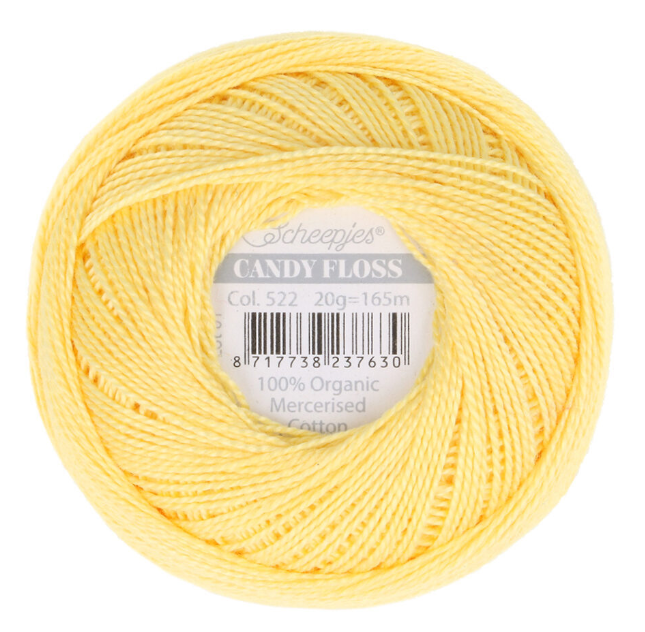 Candy Floss: Organic Mercerized Cotton (Multiple Colors)