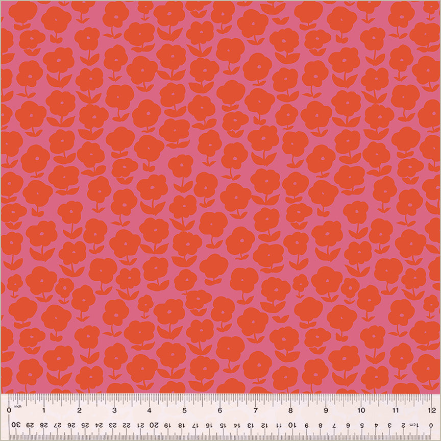 Ruby and Bee Blenders: Puffy Daisy in Purple/Red
