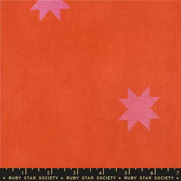 Warp and Weft Mystic Fable: Quilt Star in Red