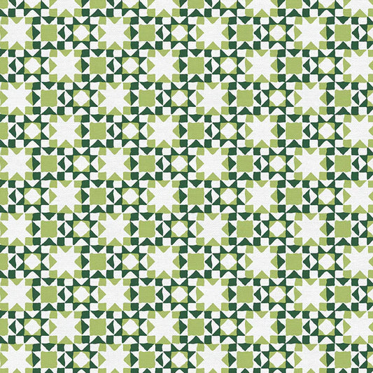 Cozy Cottage Blenders: Quilt Blocks in Light Green