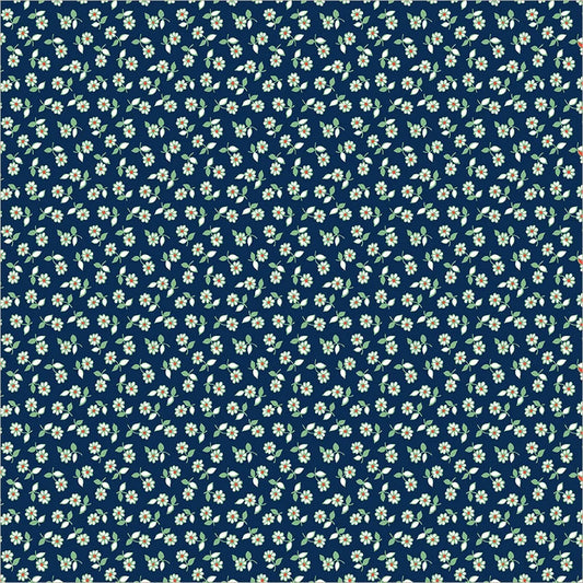 Pocket Posies: Retro Daisy in Navy
