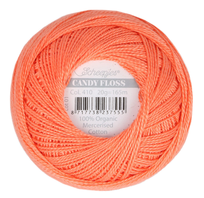 Candy Floss: Organic Mercerized Cotton (Multiple Colors)