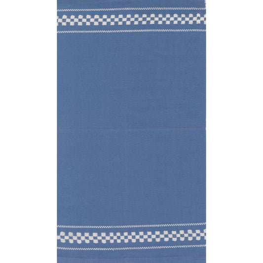 Rosie Toweling: Woven Check in Blue